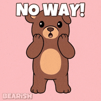 No Way Wow GIF by BEARISH