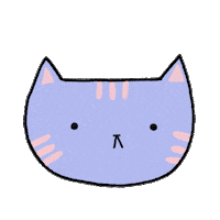yaruvu cat cats gatos girly Sticker