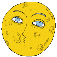 New Moon Sticker by Mini Rodini