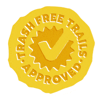 Sticker by Trash Free Trails