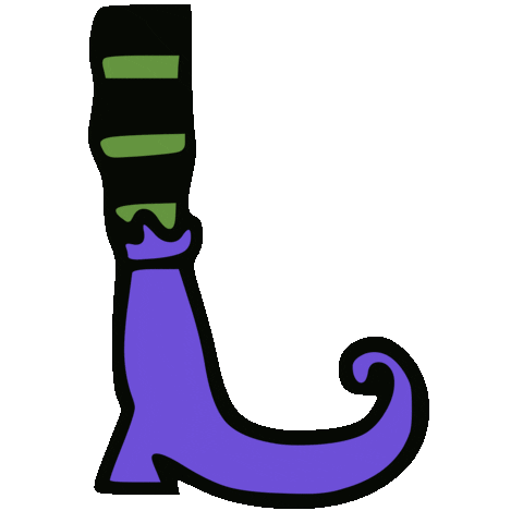 Halloween Witch Sticker