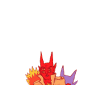 Cartoon Fire Sticker by Penguin Random House