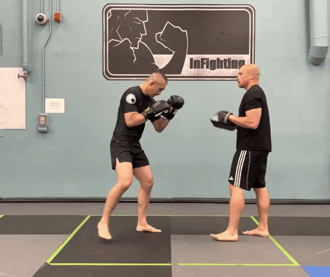 ritchieyip giphygifmaker boxing kickboxing drills GIF