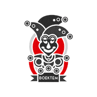Boektem carnaval kruikenstad boektem Sticker