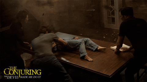 theconjuringmovie giphyupload horror scary fear GIF
