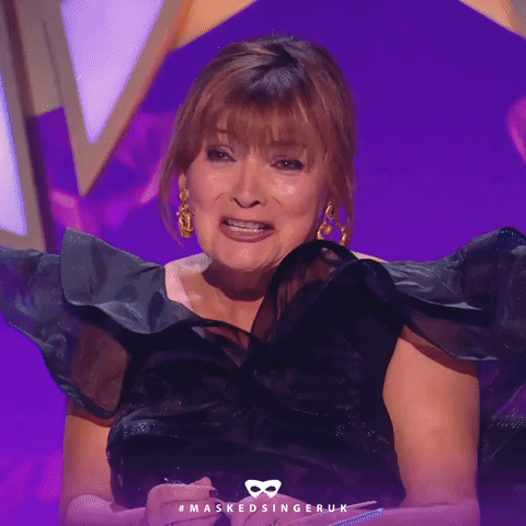 Happy Lorraine Kelly GIF by The Masked Singer UK & The Masked Dancer UK