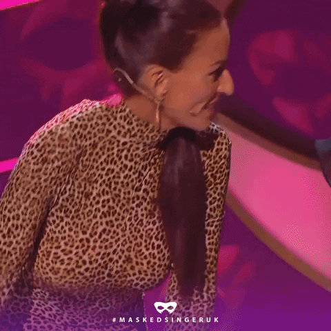 Happy Lorraine Kelly GIF by The Masked Singer UK & The Masked Dancer UK