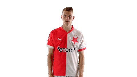 Football Look Up Sticker by SK Slavia Praha
