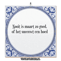 Winter Humor Sticker by Tegelspreuken.nl
