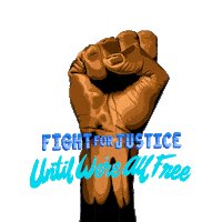 Black Lives Matter Freedom Sticker by NdubisiOkoye