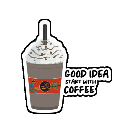 Happy Coffee Time Sticker by Café Riko