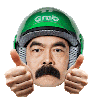 Adam Grabfood Sticker by Grab Indonesia