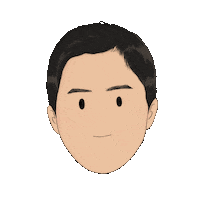 Korean Drama Smile Sticker