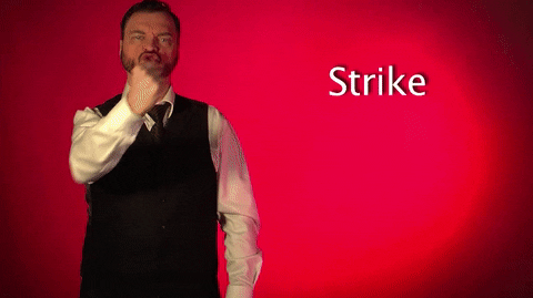 sign language strike GIF by Sign with Robert