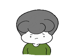 Tired Sighing Sticker