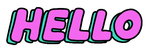 Ola Hello Sticker by Poppy Deyes