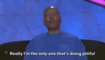 I'm The Only One That's Doing Pitiful