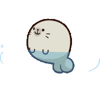 arimoha swim shark seal サメ Sticker