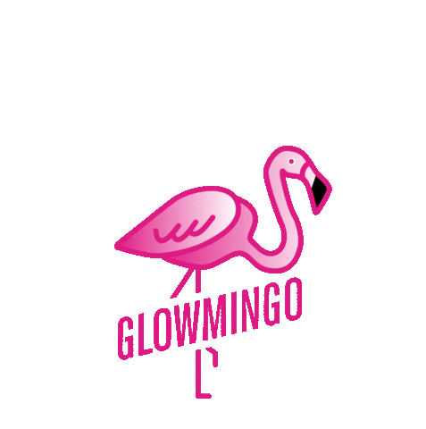 flamingo glowcon Sticker by GLOW by dm