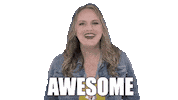 Awesome Well Done Sticker