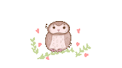 lattedot owl lattedot littleowl Sticker