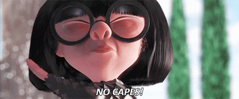 the incredibles cape GIF