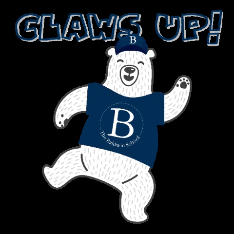 bear clawsup GIF by The Baldwin School