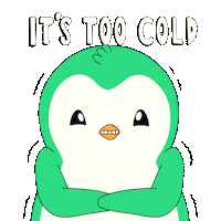 Shaking Cold Weather Sticker by Abster