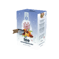 shuyao_teekultur tea weihnachten tee adventskalender Sticker