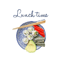 Lunch Sushi Sticker by Bunzlau Castle