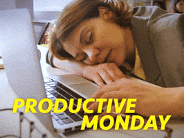 Sleepy Rise And Shine GIF by Sealed With A GIF