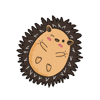Iam1200pm hedgehog iam1200pm ヤマアラシ เม่น Sticker