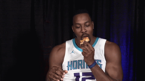 dwight howard wink GIF by Charlotte Hornets