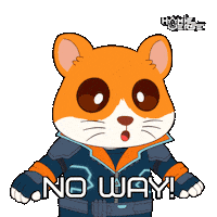 No Way Lol Sticker by Hamieverse