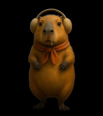 Sad Capybara GIF