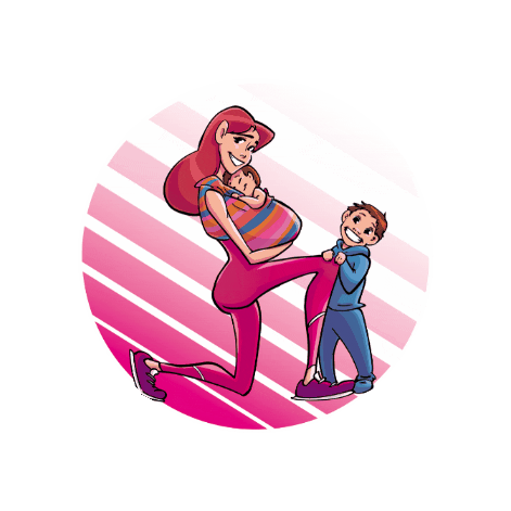 Workout Mamma Sticker by laptdellemamme