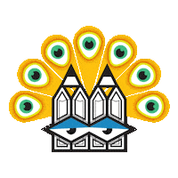 Showing Off Look At Me Sticker by Stamatia Alexaki