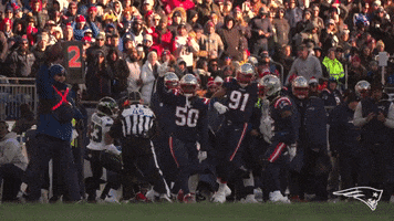 Football Celebration GIF by New England Patriots