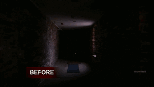 hotel hell lights on GIF by Fox TV