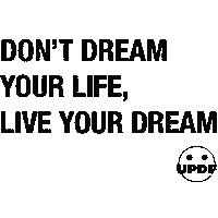 Your Dream Sticker by Updf