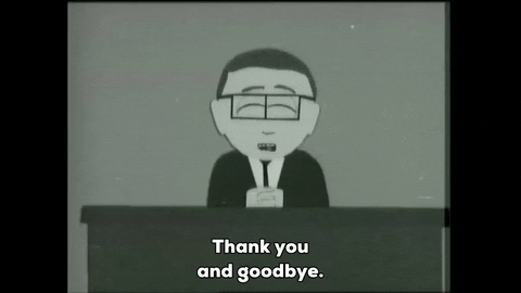 speaking black and white GIF by South Park 