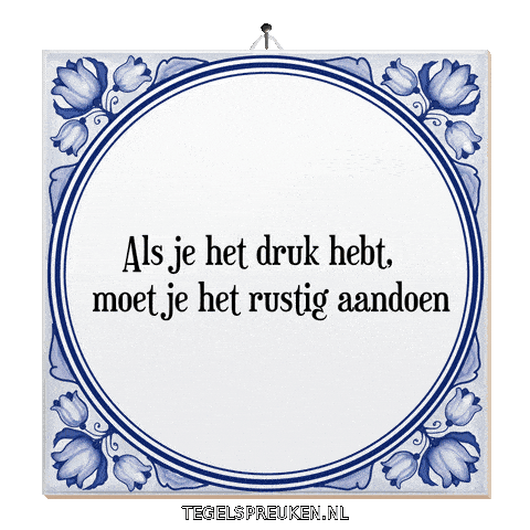 Humor Focus Sticker by Tegelspreuken.nl