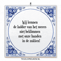 Spreuk Succes GIF by Tegelspreuken.nl