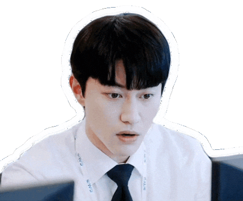 Awkward Korean Sticker