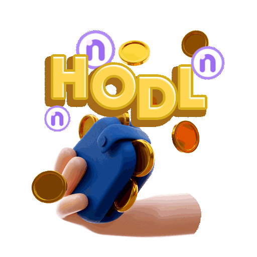 Nanovest giphyupload crypto nft hold Sticker