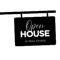 Open House Wre Sticker by W REAL ESTATE