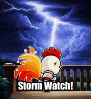 Lightning Thunderstorm GIF by Zorooster