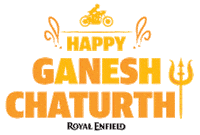 Ganesh Chaturthi Sticker by Royal Enfield