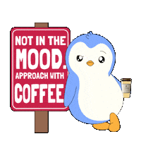 Tired Good Morning Sticker by Pudgy Penguins