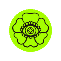 Happy Flower Sticker